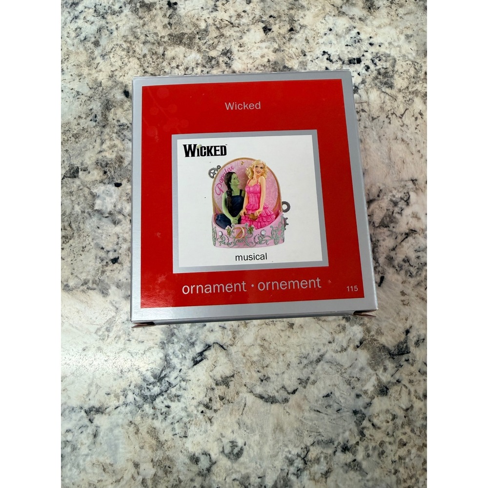 American Greetings Wicked Musical Ornament Popular Song Elphaba Glinda 2011 115Z
